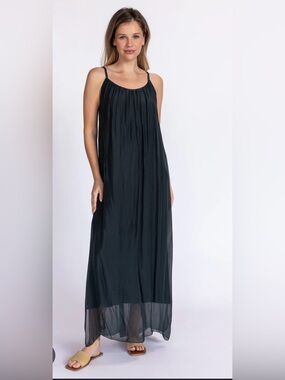 mahina maxi dress BONDI BORN Mahina Cotton Open-Back Maxi Halter Dress